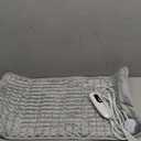 Deepsoon Heating Pad,Electric Heating Pads for Back,Neck,Abdomen,Moist Heating Pad for Shoulder,Knee,Arms,Legs,Dry/Moist Heat & Auto Shut Off,Christmas Gifts for Men and Women,Light Gray,24x12 Inch