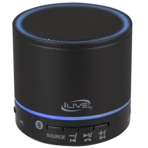 iLive Bluetooth Speaker with Rechargeable Battery, FM Radio, ISB07B