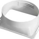 5.9 Inch Portable Air Conditioner Exhaust Hose Coupler, Mobile AC Unit Tube Connector, AC Hose Extension Connector Air Conditioning Accessories for AC Exhaust Hose Coupler Extension (Square)