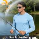 ZITY 5 Pack Long Sleeve Shirts for Men UPF 50+ Sun Protection Fast Dry Lightweight Fishing Swim Rash Guard Workout Shirt, 2XL