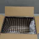 2 Pack Storage Stackable with Bamboo Top for Kitchen Laundry Room Organizers, Large Bag Holder and Garbage Bag Dispenser