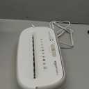 Amazon Basics Cross Cut Paper and Credit Card Shredder for Security - 8-Sheet, Heavy Duty, White