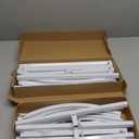 Asee'm White Metal Wedding Arch Stand (7.2FT,6FT) Set of 2 Arched Backdrop Frame for Ceremony Parties Birthday Baby Shower Garden Decoration