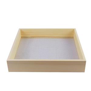 ZFYOUNG Soil Sifter for Garden,Wooden sifter for gardening，Multi-Purpose Soil Screen Wood Dirt Sifter Hand Held Cedar Garden Sifter for Compost,Plant flowers Sifter for Compost, Dirt and Potting Soil.