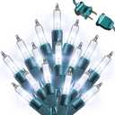 Jyoiat Christmas Lights -2 Pack Total 43FT 200 Count Connectable Waterproof String Lights Brighter Detachable Plug-in Lights Indoor & Outdoor for Christmas Decoration(Cool White)