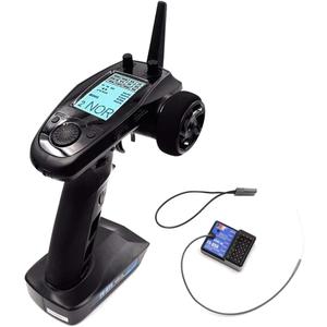 GoolRC Flysky FS-GT5 2.4GHz 6CH AFHDS RC Transmitter with FS-BS6 Receiver for RC Car Boat Radio System