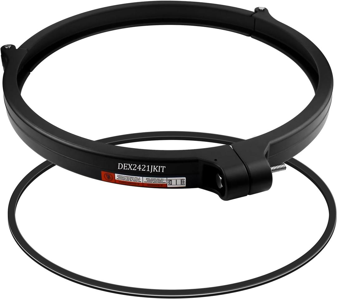 DEX2421JKIT Replacement Cartridge Filter Clamp and Seal Kit Compatible with Hayward SwimClear & ProGrid DE Pool Filters