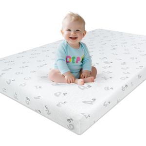 Pack and Play Mattress - 38"x26"x3'' Pack N Play Mattress Pad with Breathable Removable Cover - Dual-Sided Memory Foam Baby Crib Mattresses for Toddlers (Gray)