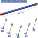Replacement Wand Tube for Dyson Stick V15 V11 V10 V8 V7 Vacuum Parts, Extension Vacuum Replacement Parts, 28.7 In (Blue)