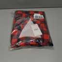 ZMJ Womens Pajamas Sets 2 Piece Long Sleeve and Pant Pj Sets Button Up Sleepwear (Medium, Christmas Red and Black Plaid)