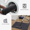 PLEASOR Front Door Mat, Absorbent Dirt Trapper Welcome Door mat Indoor, Non Slip Machine Washable Entryway Rug, Low Profile Doormat, Dog Door Mat for Muddy Paws and Shoes, 32x47, Grey