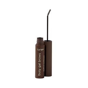 tarte busy gal tinted brow gel – 3in1 Waterproof Longwear Eyebrow Gel to Shape, Tint & Set Brows, Infused with Vitamin E, Vegan & CrueltyFree, full size, med brown