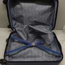 Travelers Club Cosmo Luggage, Navy Blue - 20 Inch, 20-Inch, 1-piece