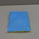 C-Line Super Heavyweight Poly Mini Size Binder Pocket, 5.5 x 8.5 inches, 7-Hole Punched, Set of 3 Pockets, Color May Vary (08730)