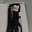 1.25 Inch Ceramic Tourmaline Curling Wand - Dual Voltage Hair Curler for Long-Lasting Curls & Waves with 5 Heat Settings, Heat-Resistant Glove & Clips Included