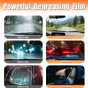 2 x Glass Oil Film Remover for Car, Roll-On Glass Compound with Cleaning Board, Handheld Glass Oil Film Cleaning Brush Removes Oil Film & Smudges 100ml