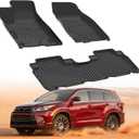 Floor Mats for Toyota Highlander 2014-2019 for 1st & 2nd Row Mats