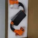 CARMTEK RV Surge Protector 50 Amp - RV Circuit Analyzer with Integrated Surge Protection - Smart 50 Amp Surge Voltage Defender with Grip Handles