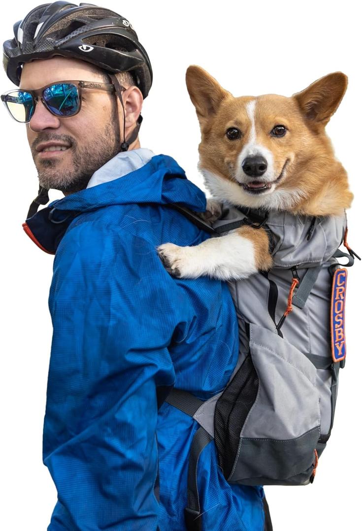 K9 Sport Sack Urban 3 - Medium, Concrete - Ideal for Dogs with 17-19 Back Length - Dual-Use, Backpack-Style Carrier + Everyday Pack