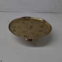Bloomingville Metal Pedestal, Antique Gold Finish