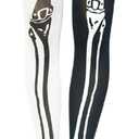 EraSpooky Halloween Thigh High Stockings 4-Pack Tights Set  Skeleton Spiderweb Pumpkins Ghosts