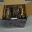 Lullaby 120PCS Gold Plastic Silverware, Gold Disposable Cutlery with Wood Grain Handle Include 40 Forks, 40 Spoons, 40 Knives, Elegant Disposable Silverware for Wedding, Party, Gathering, Daily Use