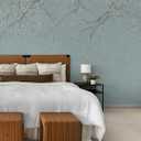 WallPops Scott Living Hanami Blue Self Adhesive Mural, SLM6464