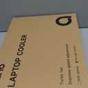 llano Gaming Laptop Cooler, V12 Laptop Cooling Pad Stand with 5.5inch Fan, Fast Cooling Computer Laptop 15.6-21in, Adjustable Speed, Touch Control, 3-Port USB A, A Mouse Pad Included