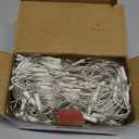 LYHOPE 12ft x 5ft 360 LED Christmas Net Lights, 8 Modes Low Voltage Mesh Christmas Decorative Lights for Xmas Trees, Bushes, Wedding, Garden, Outdoor, Indoor Decor (White)