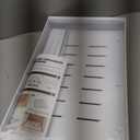 2Pack Expandable Pull Out Cabinet Organizer 21"Deep With Raising Pad for Framed Cabinets, Upgrade 3 Slide Rails Slide Out Drawers, Roll Out Shelves Adhesive,Adjustable Width 12.05"-20.4"White