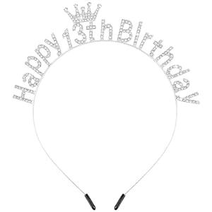 Happy 13th Birthday Headband Thirteen Princess Tiara 13 Year Old Gifts for Girls