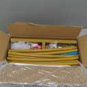 6.6FT Balloon Arch Stand, Metal Round Arch Backdrop Stand for Parties, Circle Balloon Arch Frame Wedding Arches with Upgrade base for Ceremony Birthday Party Baby Shower Decoration (Gold)