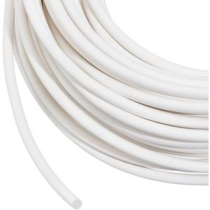 BENECREAT 32.81 Yards PVC Welt Cord Piping, 8mm White Polyester Piping Cord for Crochet, Knitting, Weaving or Trim in Garments, Cushions