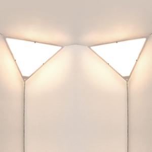 Corner Light, Plug in Overhead Light with Switch, Corner Lights for Living Room, Bedroom, Modern Wall Lamp, E26 Socket, Bulb not Include (2 Pack)