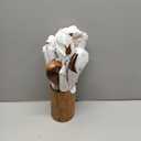 Home Hero Wooden Utensil Set 11 Pcs  Natural Teak Wooden Kitchen Utensils Set with Sturdy, Easy-to-Clean Wooden Spoons for Cooking  Non-Scratch Teak Cooking Utensils (11 pcs)