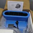 blessny 1/2 HP ETL Listed Carpet Dryer Fan, 2600 CFM Air Blower Mover for Home Drying, 15 Ft Long Cord Portable Floor Blower Fan with 3-Speeds (Blue)