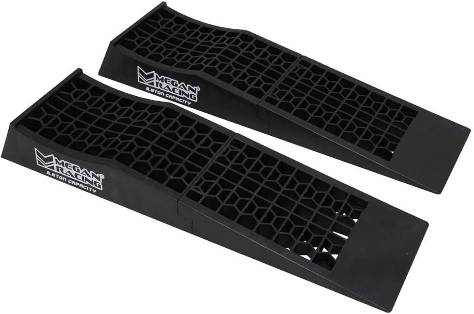 Megan Racing 2PCS Universal Low Profile Drive-On Detachable Auto Service Ramp