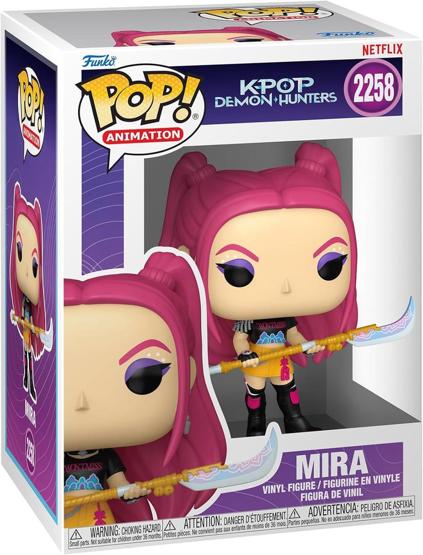 Funko Pop! Animation: Kpop Demon Hunters - Mira - Collectable Vinyl Figure - Gift Idea - Official Merchandise - Toys for Kids & Adults - TV Fans - Model Figure for Collectors
