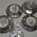 OwnMy 4 PCS Billiard/Pool Table Leg Levelers, Leveling Risers for Football/Soccer Table, Ping Pong Table, Air Hockey Table, 5 Inch Metal Game Table Leg Levelers Heavy Duty Leveling Feet