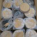 CONNOO 9 Pack 10 OZ Iridescent Glass Candle Jars for Making Candles with Airtight Bamboo Lids Nice Sticky Warning Labels for Candle Making Empty Container Bulk - Dishwasher Safe