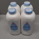 4 x Johnson's Baby Powder with Naturally Derived Cornstarch Aloe & Vitamin E, Hypoallergenic, 22 oz
