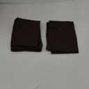 FLXXIE Microfiber Pillow Cases Standard Size, Soft Pillowcases with Envelope Closure, Wrinkle, Stain Resistant Pillow Covers, 20x26, Dark Brown