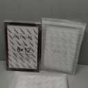 8x12 Oak Wood Picture Frams - Minimalist 8x12 Oak Wood Frames, 8"x12" Picture Frame Wood, Natural Solid Wooden Picture Frames for Wall Art Photo and Prints(3 Pack, Walnut)