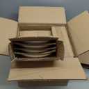 AmorArc Ceramic Dinnerware Sets,Handmade Reactive Glaze Stoneware Plates and Bowls Sets,Highly Chip and Crack Resistant | Dishwasher & Microwave Safe Dishes Set,Service for 4 (12pc) (Pearl White)