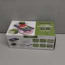 Ourokhome Mandolin Slicer for Kitchen Food, Hand Safe Vegetable Shredder with 6 Mandoline Blades, Veggie Waffle Cutter for Potato, Carrot, Zucchini, Onion, Essential Kitchen Gadgets (6 in 1, Gray) (Green)