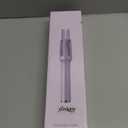 Automatic Curling Iron,Hair Curler Rotating Wand,Anti-Scald,Four Speed Temperature Adjustment, Automatic Shut-Off,Anti-Tangle Rotating Curling Wand,Easy to Use Hair Curler,Dual Voltage, Purple