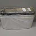 2 Packs 16 Inch Large Rectangular Self Watering Pots for Indoor Plants Window Planter Box Rectangle Planters Plastic Plant Pots Flower Box Windowsill Planter Long Planters for Herb& Vegetable, White