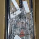 Heavy Duty Clothes Rack for Hanging Clothes, Double Rods Clothing Rack with Lockable Wheels, Rolling Metal Garment Racks Heavy Duty, Portable Wardrobe Closet Racks, Black