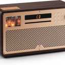 VTS01 HiFi Vacuum Tube Speaker Amplifier with ECC82 Tubes  CD/FM/BT/USB/RCA/Optical/Coaxial Inputs | Custom Sound Tuning & Remote Control