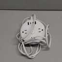 10FT 2 Prong Power Strip, Yozisital 2 Prong to 3 Prong Outlet Adapter, Flat Extension Cord, Surge Protector with Rotating Plug, 6 Outlets 4 USB(2 USB C), Wall Mount, Ideal for Non-Grounded Outlets